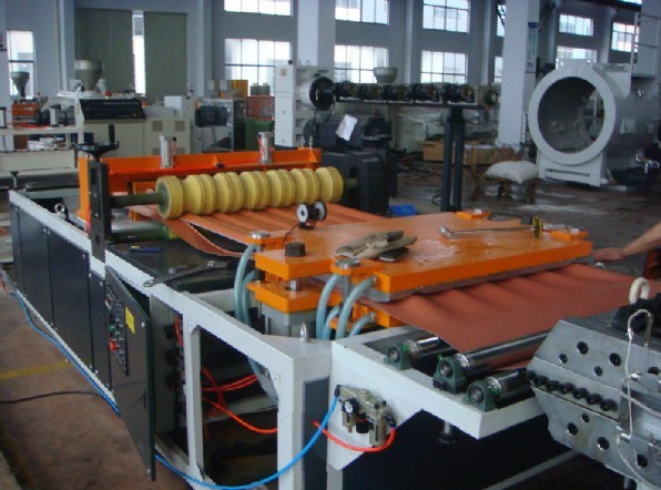 PVC corrugated sheet line